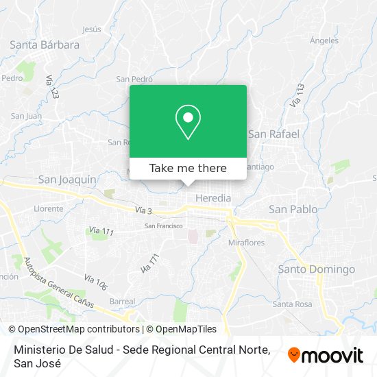 Ministerio De Salud - Sede Regional Central Norte map