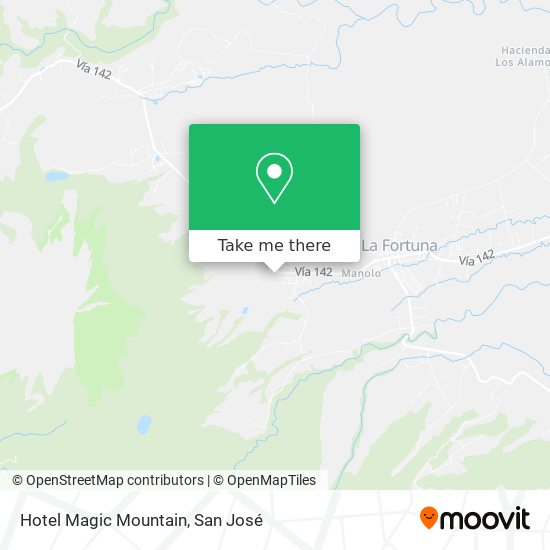 Hotel Magic Mountain map