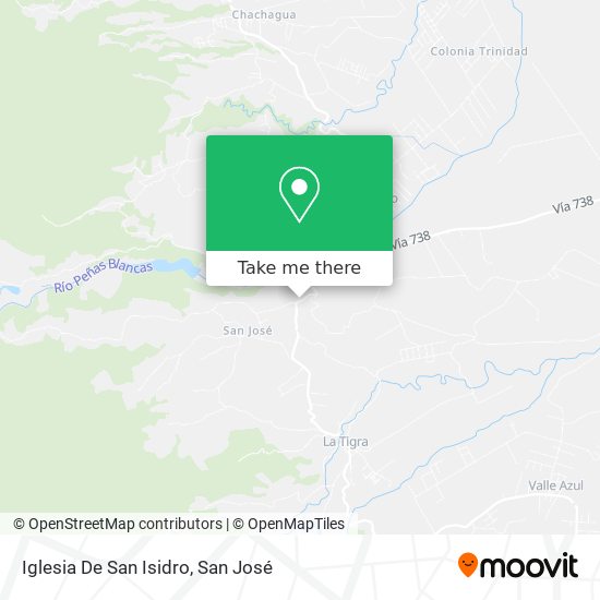 Mapa de Iglesia De San Isidro