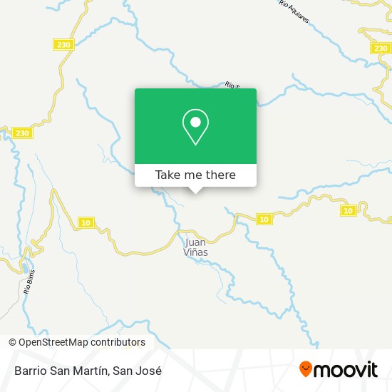 Barrio San Martín map