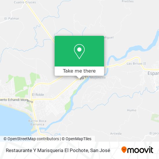 Restaurante Y Marisqueria El Pochote map