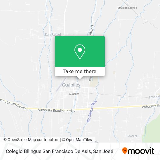 Colegio Bilingüe San Francisco De Asis map