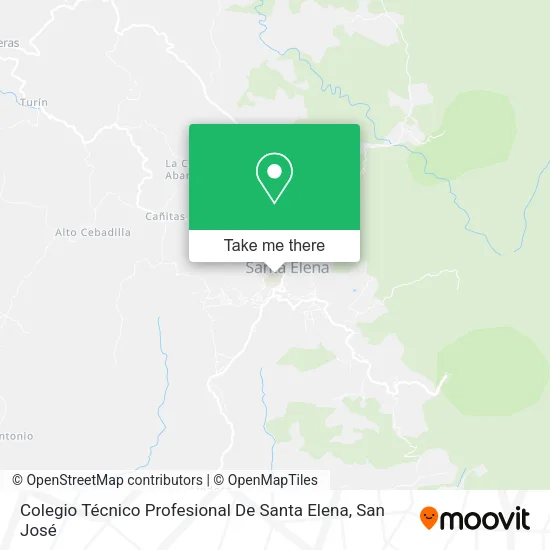 Colegio Técnico Profesional De Santa Elena map