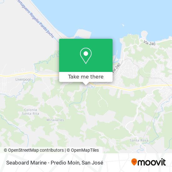 Mapa de Seaboard Marine - Predio Moín
