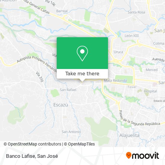 Banco Lafise map