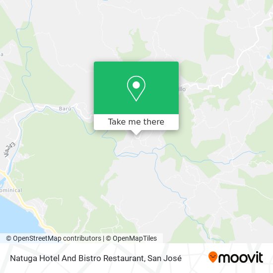 Mapa de Natuga Hotel And Bistro Restaurant