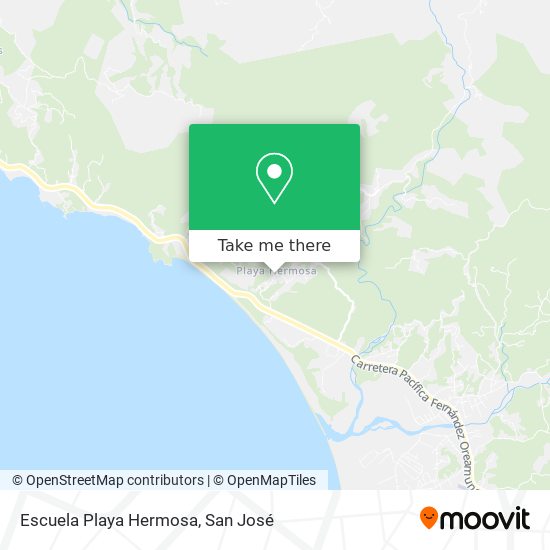Escuela Playa Hermosa map