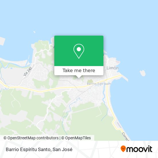 Mapa de Barrio Espíritu Santo
