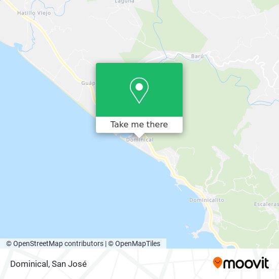 Mapa de Dominical