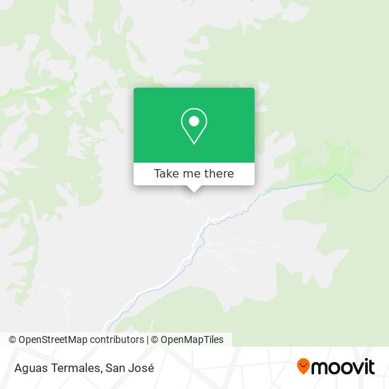 Aguas Termales map