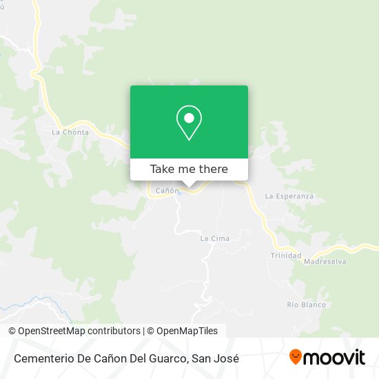 Cementerio De Cañon Del Guarco map