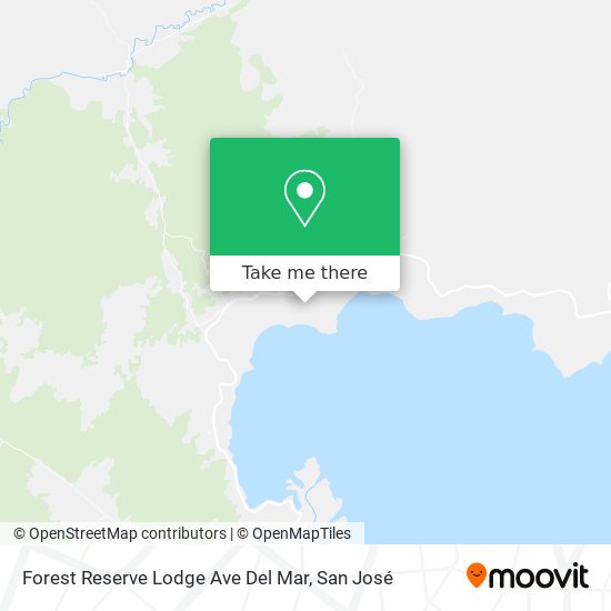 Forest Reserve Lodge Ave Del Mar map