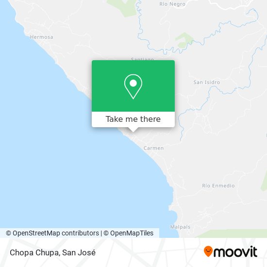 Chopa Chupa map