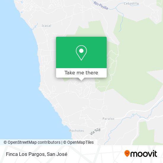 Mapa de Finca Los Pargos