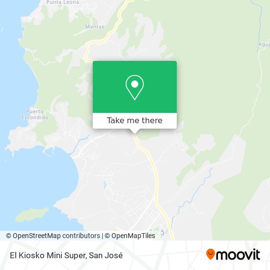 Mapa de El Kiosko Mini Super