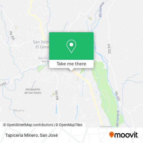 Tapiceria Minero map