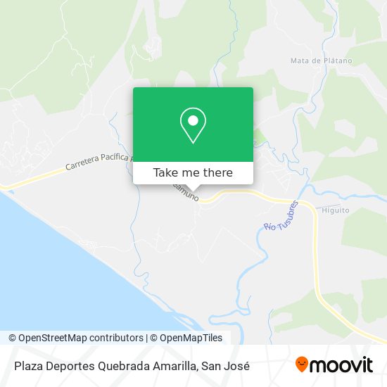 Plaza Deportes Quebrada Amarilla map