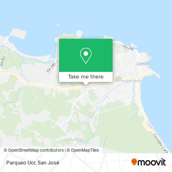Mapa de Parqueo Ucr
