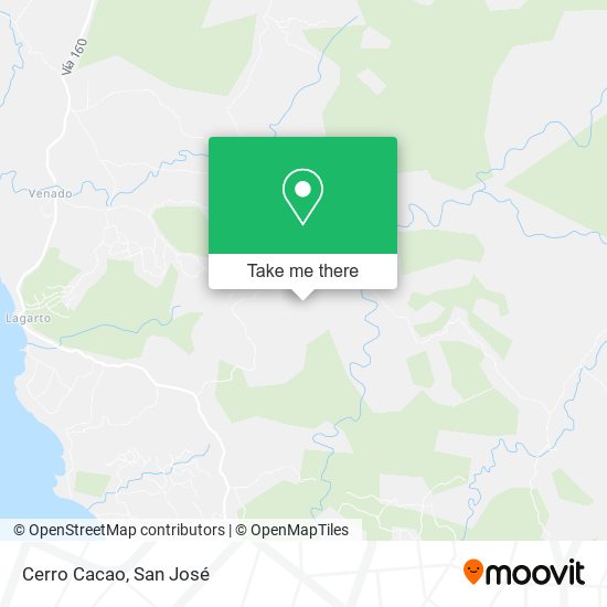 Mapa de Cerro Cacao