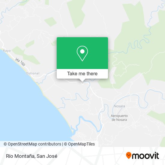 Río Montaña map