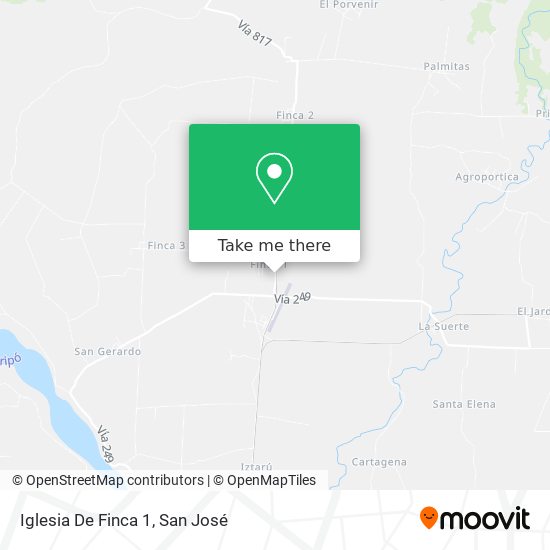 Mapa de Iglesia De Finca 1