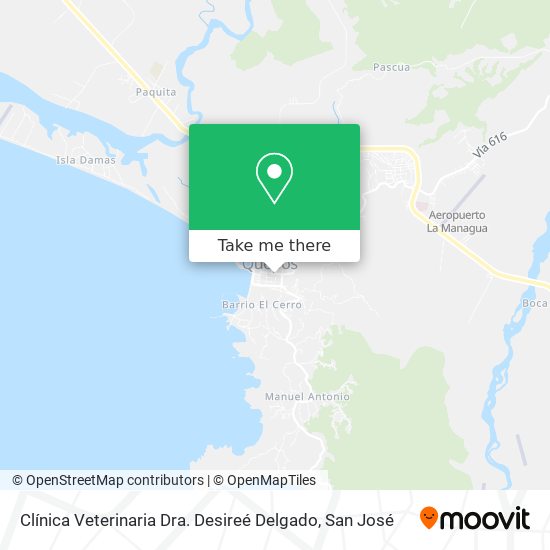 Mapa de Clínica Veterinaria Dra. Desireé Delgado