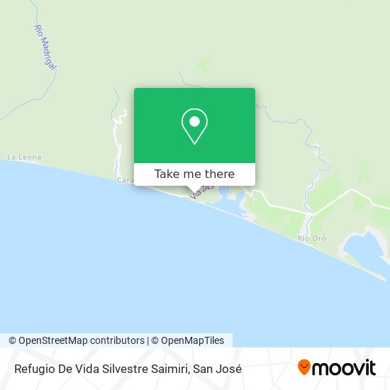 Refugio De Vida Silvestre Saimiri map