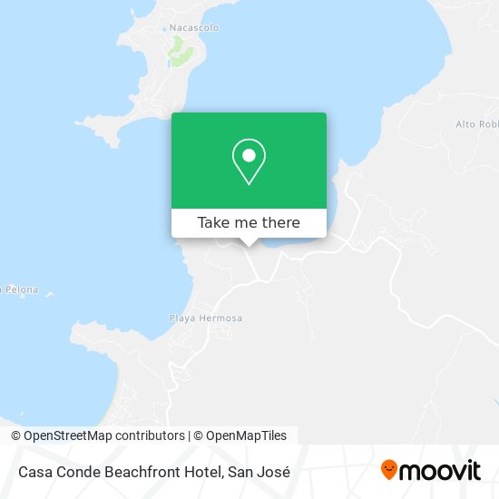 Casa Conde Beachfront Hotel map