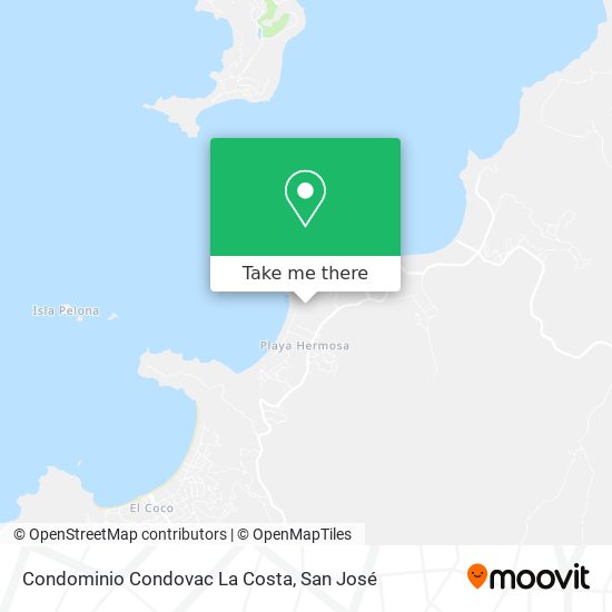 Condominio Condovac La Costa map