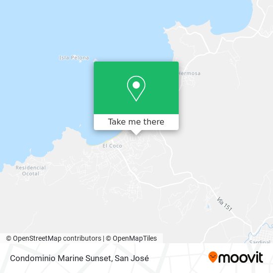 Condominio Marine Sunset map