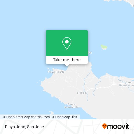 Mapa de Playa Jobo