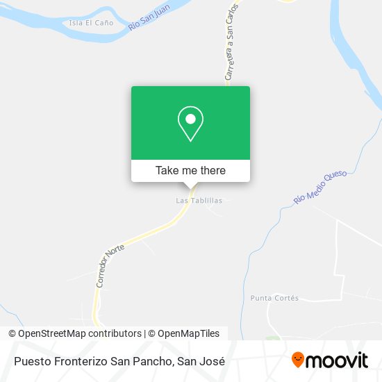 Puesto Fronterizo San Pancho map