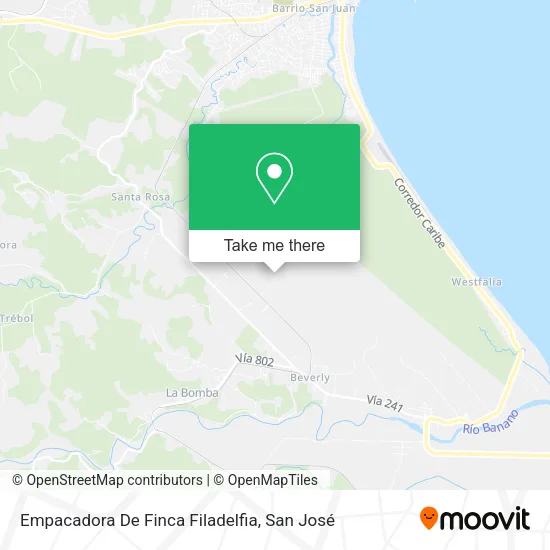 Mapa de Empacadora De Finca Filadelfia