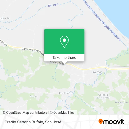 Predio Setrana Bufalo map