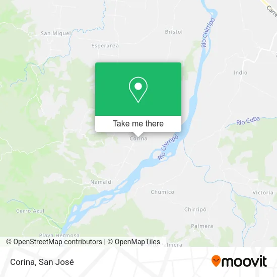 Corina map