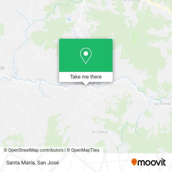 Santa María map