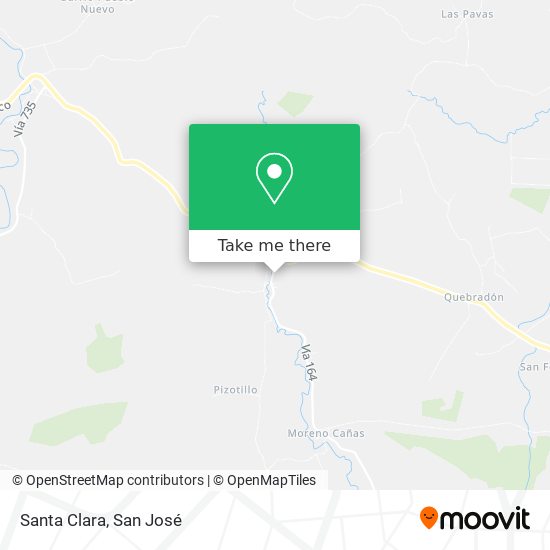 Santa Clara map