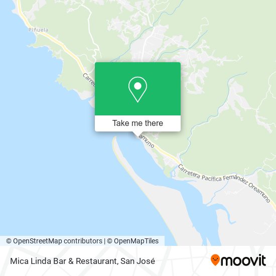 Mica Linda Bar & Restaurant map