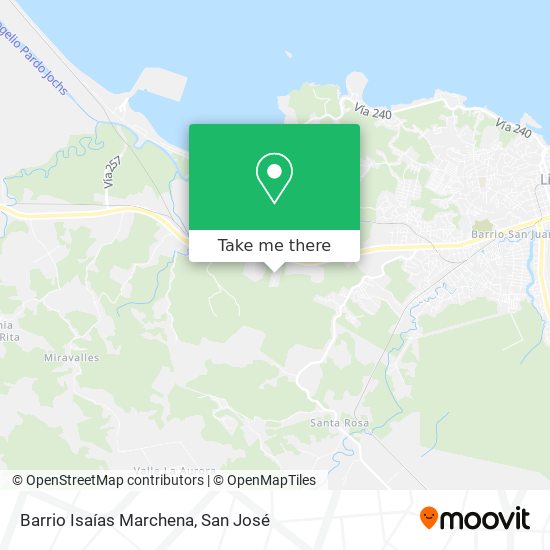 Barrio Isaías Marchena map