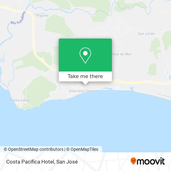 Costa Pacífica Hotel map