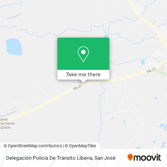 Delegación Policía De Tránsito Liberia map