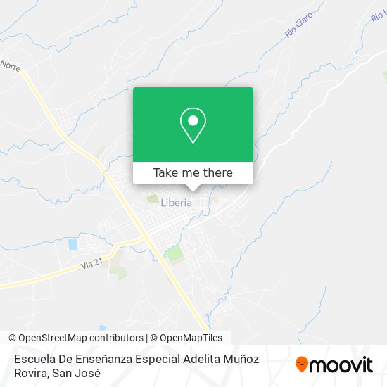 Escuela De Enseñanza Especial Adelita Muñoz Rovira map