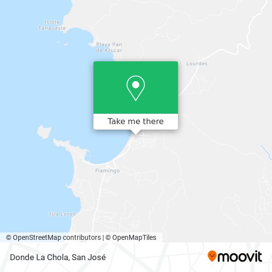 Mapa de Donde La Chola