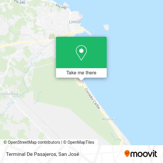 Mapa de Terminal De Pasajeros