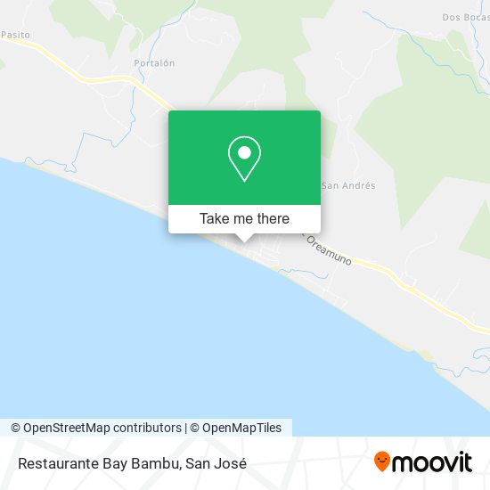 Mapa de Restaurante Bay Bambu