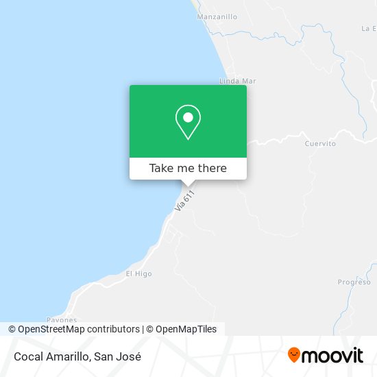 Mapa de Cocal Amarillo