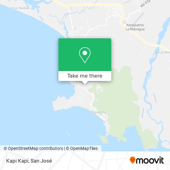 Kapi Kapi map