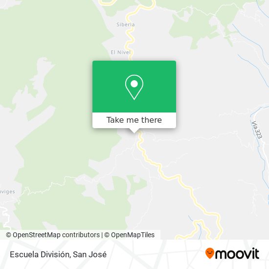 Escuela División map