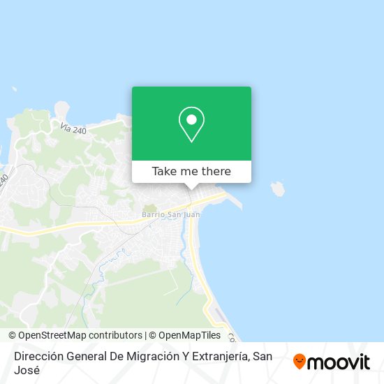 Dirección General De Migración Y Extranjería map
