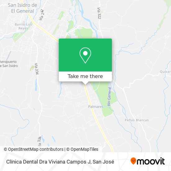 Mapa de Clínica Dental Dra Viviana Campos J